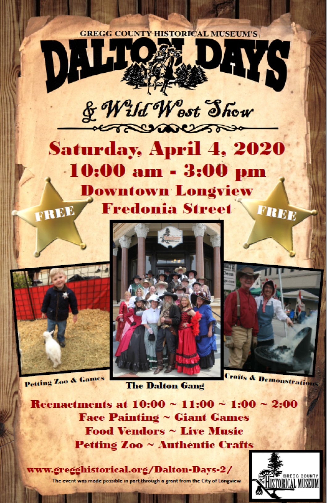 Dalton Days Gregg County Historical Museum